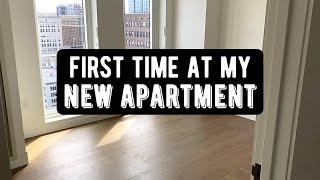 Visiting My New Apartment For The First Time! | Moving Vlog