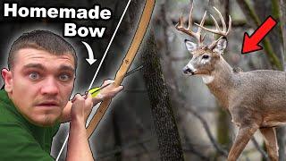 I Hunted Deer with a Homemade Bow!