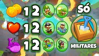 TUDO MILITARES - DESAFIO R0B4D0 no SANDBOX - BTD6