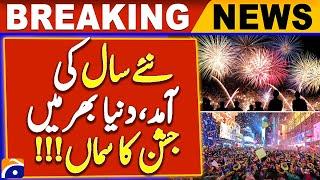 Arrival of New Year 2025: Celebrations Around the World !!!! | Geo News