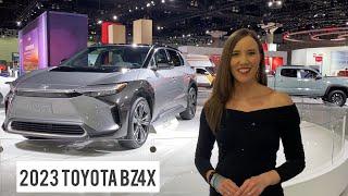 2023 TOYOTA BZ4X EV: Toyota's 1st Global Battery Electric Vehicle- Walk Around & First Look!