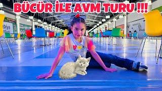 BÜCÜR İLK DEFA DIŞARI ÇIKIYOR!! BİZİMLE GEZMEYE GELDİYOR !! KEDİ İLE AVM TURU !!