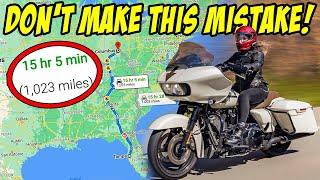 How to ride a motorcycle LONG DISTANCE! Solo woman traveler!