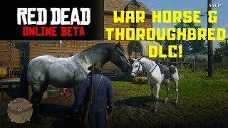 Red Dead Online | WAR Horse & Reverse Dapple Black Thoroughbred | Future Horse DLC! - PT. 3