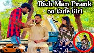 Rich man prank on cute girl,daily vlog