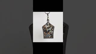 Brenham PALLASITE Meteorite Pendant Olive Meteorite Necklace