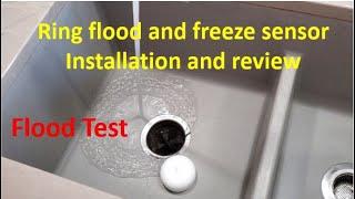 Ring Alarm Flood and Freeze Sensor Installation and Test