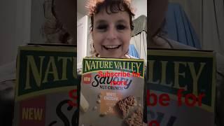 New nature valley Savory nut crunch white cheddar