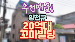 꼬마빌딩 매매 20억 빌딩 양천구 신월동 매가 25억!