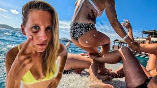 BLACK EYE!!  The girls get a little wild in Fiji!  - (Episode 282)