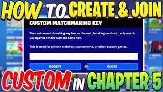 How to Make/Join CUSTOM matches in Fortnite (2024)