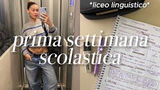 prima settimana di scuola in quinta superiore vlog