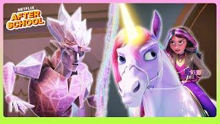 Sophia’s Fight Against Lazul! ️ Unicorn Academy | Netflix After School