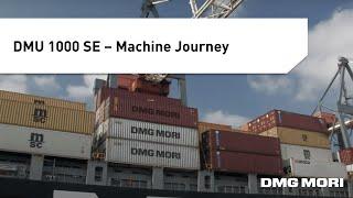 Large CNC Machine Transport of the DMU 1000 SE to Japan