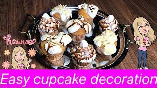 EASY CUPCAKE DECORATION