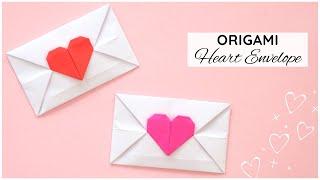 Origami Heart Envelope Tutorial