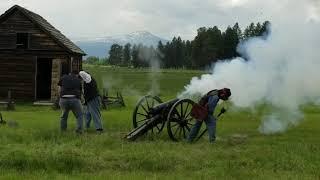 Firing a Real Canon at a Civil War Reenactment Event