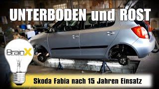 Unterboden nach 15 Jahren Skoda Fabia 5J