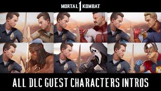 Mortal Kombat 1 - T-1000 vs All DLC Guest Characters Intros #mk1 #t1000