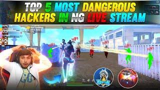 Top 5 Most Dangerous Hacker in Nonstop Gaming Livestream Esports Team & V Badge Youtuber Using Hack