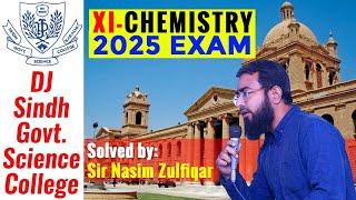 DJ Sindh Science College (XI-Chemistry-2025-Solved)