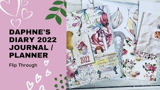 NEW Daphne's Diary 2022 Journal / Planner / Agenda - Flip Through - Tip For Free Printables!!