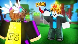 I 1v1'd The HIGHEST Levels In Roblox Bedwars..