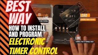 How To Install and Program an Intermatic Electronic Timer Controller