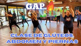 Clase de GLUTEOS, ABDOMEN Y PIERNAS (GAP) - SIN elementos