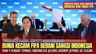 TERBUKTI GARA" BAHRAIN !! Timnas Dapat 4 Sangsi Dari FIFA ~ Daftar 33 Pemain Untuk Piala AFF 2024