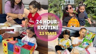 My baby's 24 hour routine | 2.5 Year Baby Routine | 2.5 साल के बच्चे का डेली रूटीन