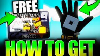 HOW TO GET NEW METAVERSE GLOVE & BADGE in SLAP BATTLES UPDATE! SHOWCASE