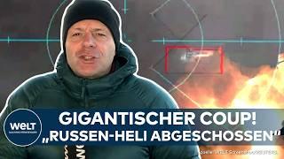 UKRAINE-KRIEG: Ukrainische Marine schießt Helikopter der Russen ab! Riesen Erfolg im Kampf um Krim