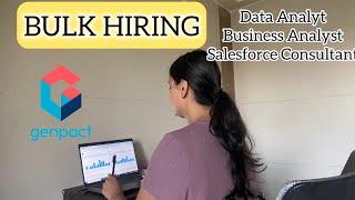 Mass Hiring for DATA ANALYST / BUSINESS ANALYST role ( Fresher / Experienced) by GENPACT