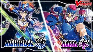 Cardfight!! Vanguard Divinez:  NightRose (Stoicheia) VS Harri (Dark States)