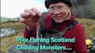 Chasing monsters Pike fishing in Scotland.