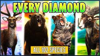 Hunting All 102 Diamonds in the Game! | theHunter Call of the Wild Montage