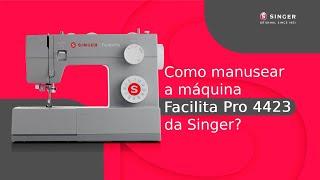 Como manusear a máquina de costura Facilita Pro 4423 da Singer