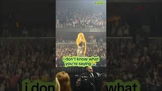 Sabrina Carpenter saw the cutest person at her Concert and had this sweet Conversation!!#shorts