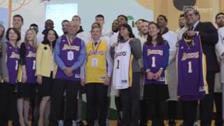 Lakers Visits Ronald Reagan UCLA Medical Center | UCLA Health