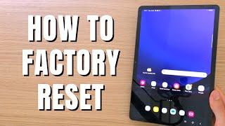 How To Factory Reset Samsung Galaxy Tab S9