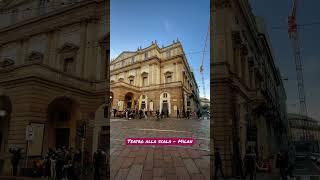 The most famous opera house in Milan, Italy - Teatro alla Scala