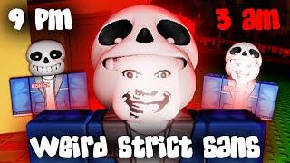 Weird Strict Sans - Full Gameplay [ROBLOX]