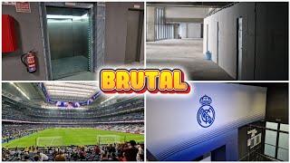 INTERIOR de las OBRAS un DIA de PARTIDO ️ Obras Santiago Bernabéu 