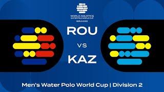 LIVE | Romania vs Kazakhstan | Men's Water Polo World Cup 2023 | Berlin