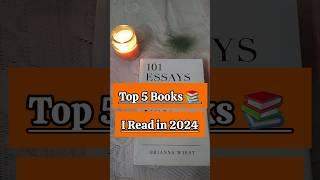 Top 5 Books  I read in 2024|| #shorts #youtubeshorts #short #topbooks #books