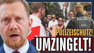 BÜRGERAUFSTAND ! ESKALATION LIVE GEFILMT! MENSCHEN stürmen ️auf KRETSCHMER zu !