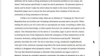 Example of an Effective Critical Analysis Essay