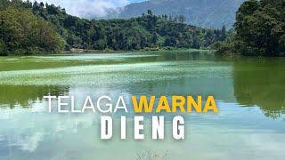 Telaga WARNA DIENG saat libur panjang.. RAMAI