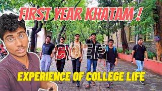 FIRST YEAR KHATAMF.Y. experience #coep Last day | coepians se baatchit️ #collegelife #pune